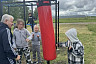 Семья участника СВО подарила спортплощадку юным саратовцам